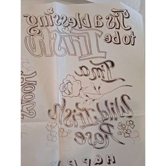 Irish Sayings & Wid Rose 2515 Fashion Painting Iron on Transfer St Patrick's Day - Picture 3 of 11